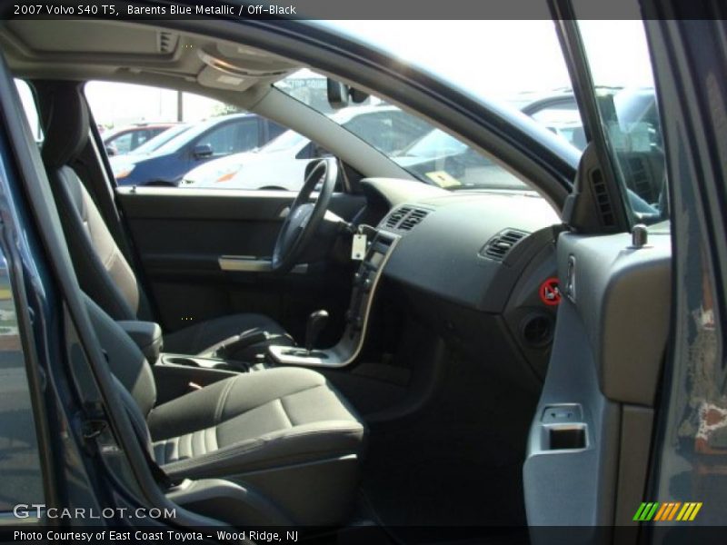 Barents Blue Metallic / Off-Black 2007 Volvo S40 T5