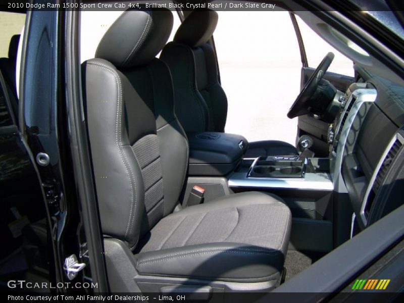Brilliant Black Crystal Pearl / Dark Slate Gray 2010 Dodge Ram 1500 Sport Crew Cab 4x4