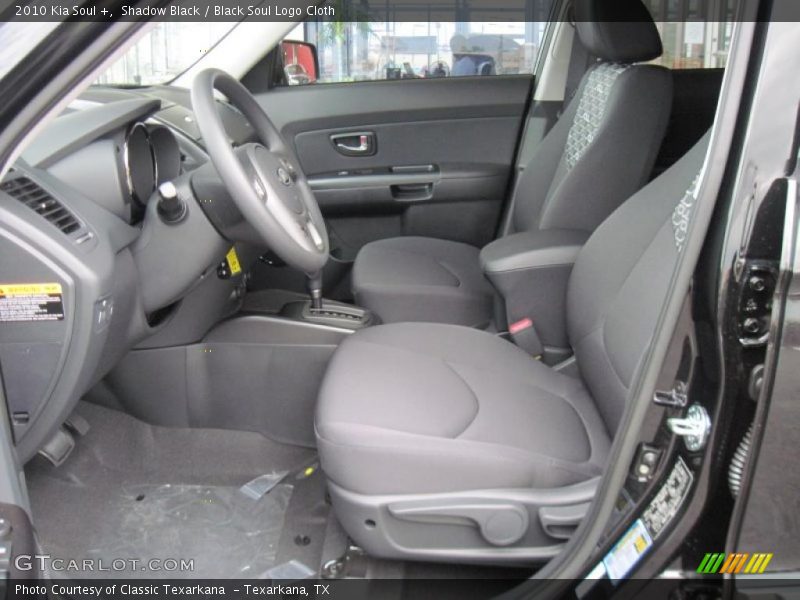 Shadow Black / Black Soul Logo Cloth 2010 Kia Soul +