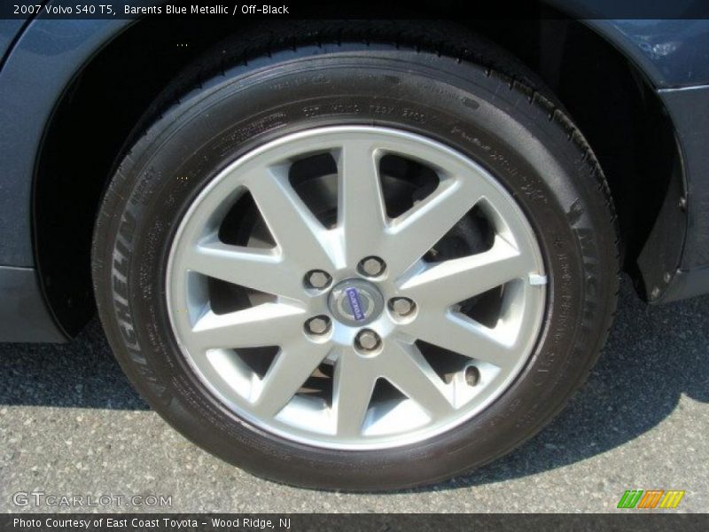 Barents Blue Metallic / Off-Black 2007 Volvo S40 T5