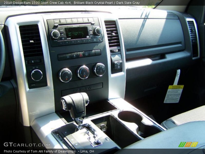 Brilliant Black Crystal Pearl / Dark Slate Gray 2010 Dodge Ram 1500 Sport Crew Cab 4x4