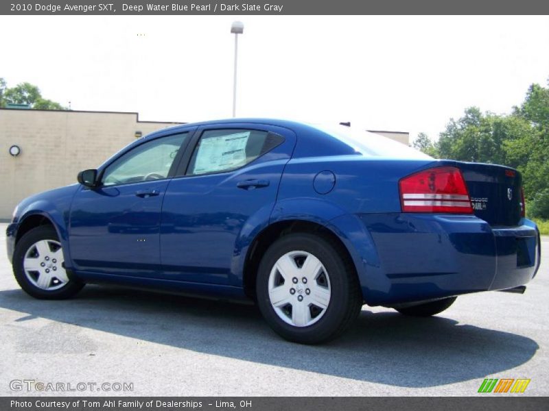 Deep Water Blue Pearl / Dark Slate Gray 2010 Dodge Avenger SXT