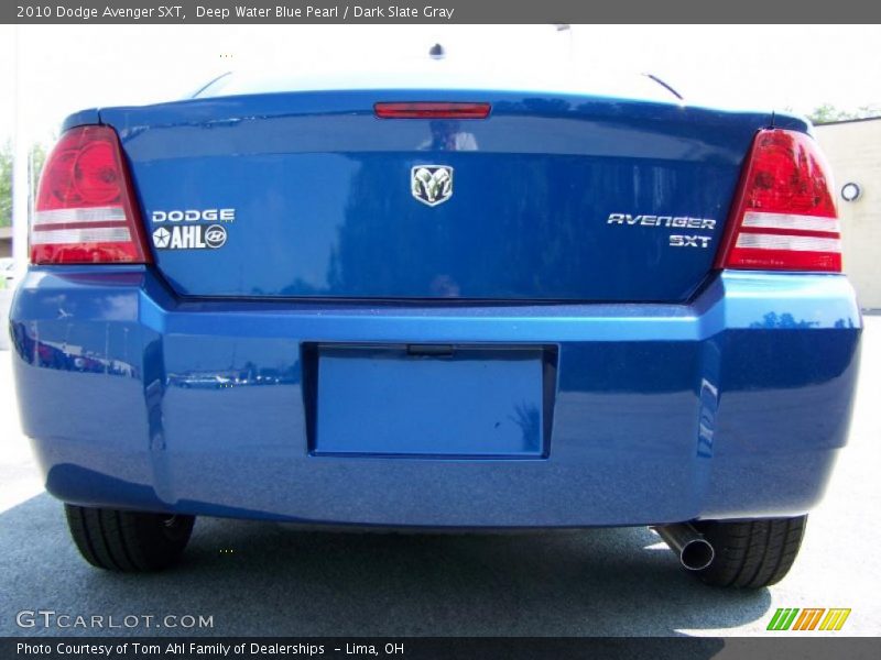 Deep Water Blue Pearl / Dark Slate Gray 2010 Dodge Avenger SXT