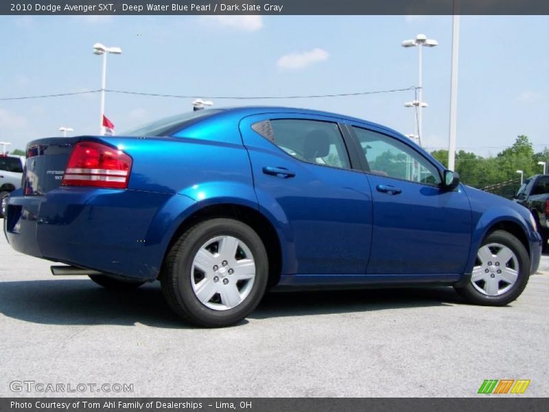 Deep Water Blue Pearl / Dark Slate Gray 2010 Dodge Avenger SXT