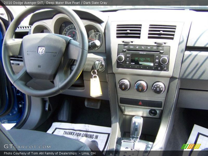 Deep Water Blue Pearl / Dark Slate Gray 2010 Dodge Avenger SXT