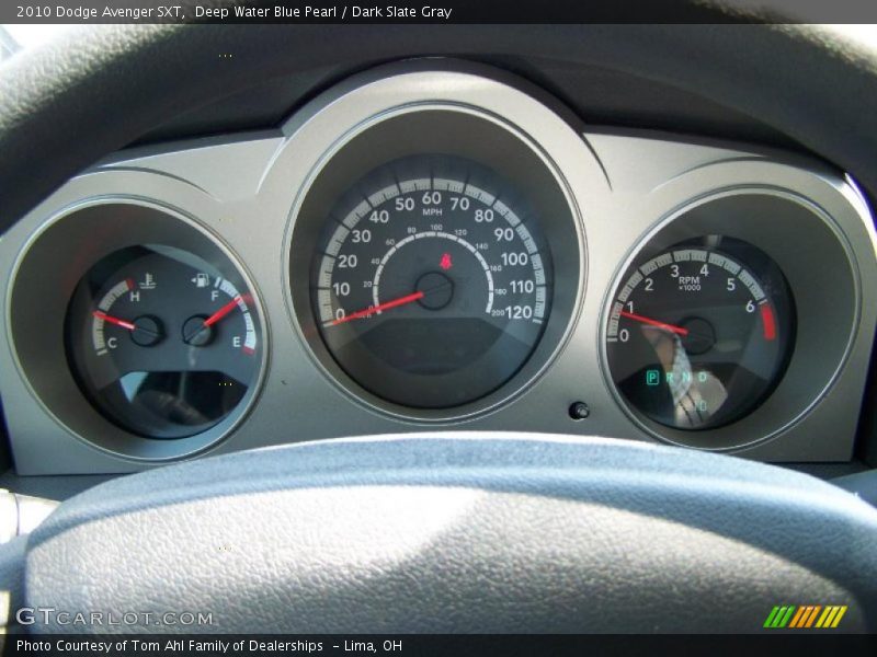 Deep Water Blue Pearl / Dark Slate Gray 2010 Dodge Avenger SXT