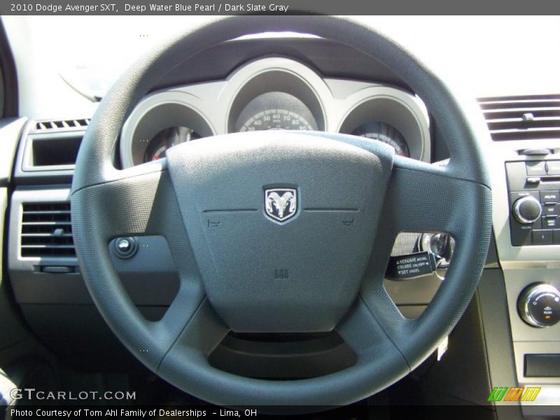 Deep Water Blue Pearl / Dark Slate Gray 2010 Dodge Avenger SXT
