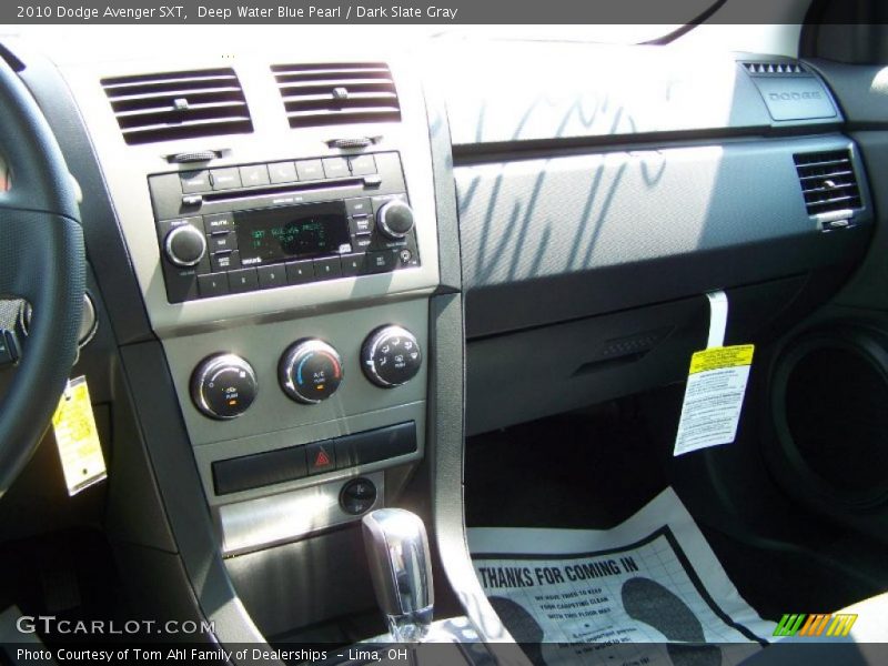 Deep Water Blue Pearl / Dark Slate Gray 2010 Dodge Avenger SXT