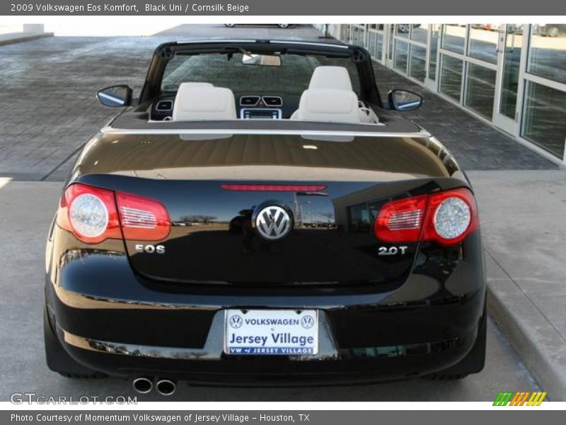 Black Uni / Cornsilk Beige 2009 Volkswagen Eos Komfort