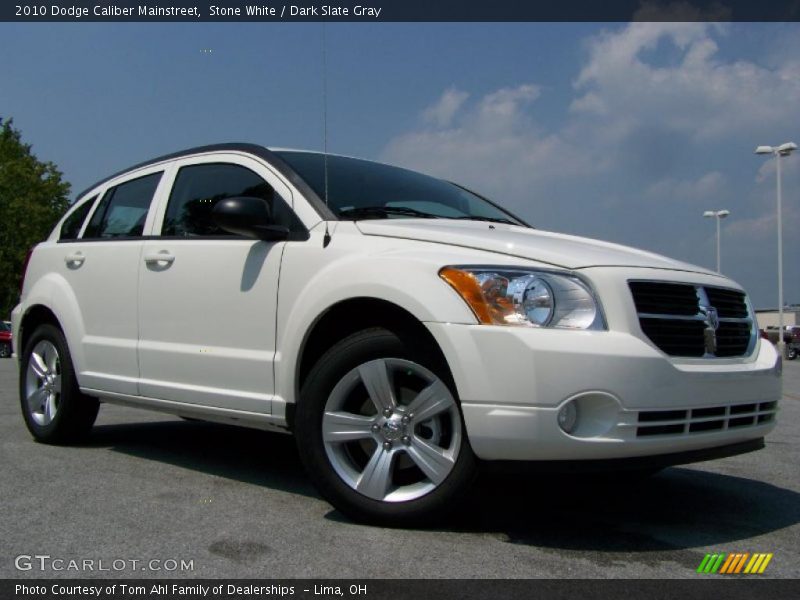 Stone White / Dark Slate Gray 2010 Dodge Caliber Mainstreet