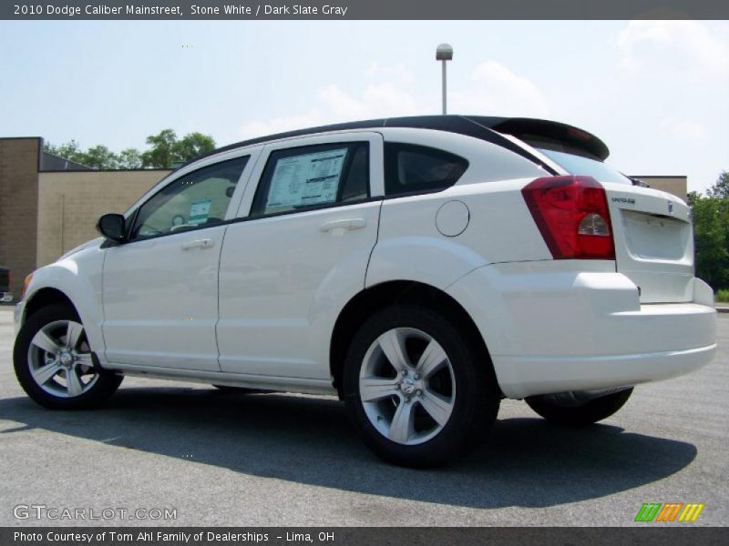 Stone White / Dark Slate Gray 2010 Dodge Caliber Mainstreet