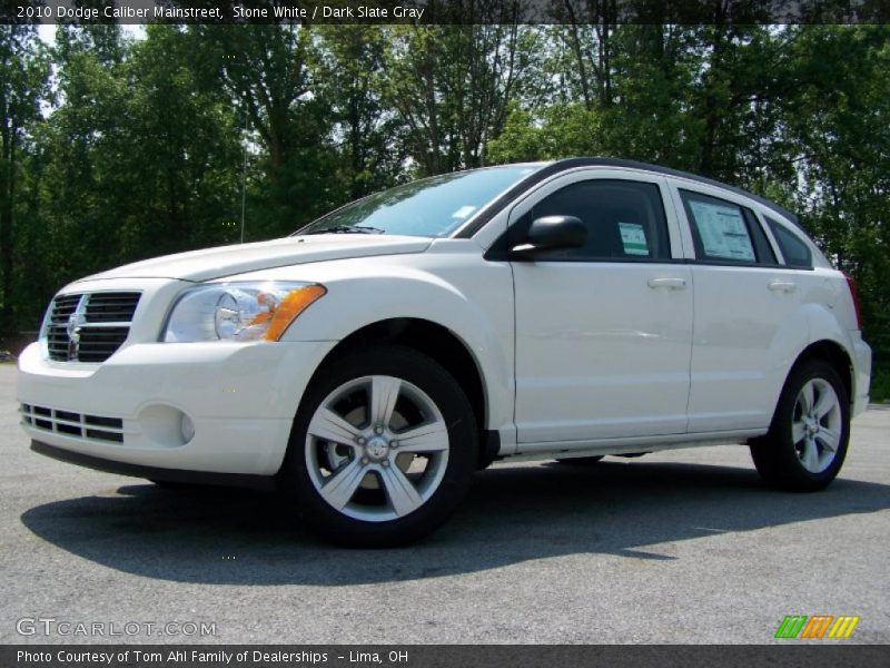 Stone White / Dark Slate Gray 2010 Dodge Caliber Mainstreet