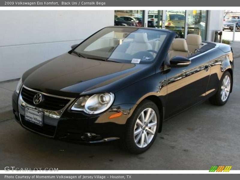 Black Uni / Cornsilk Beige 2009 Volkswagen Eos Komfort