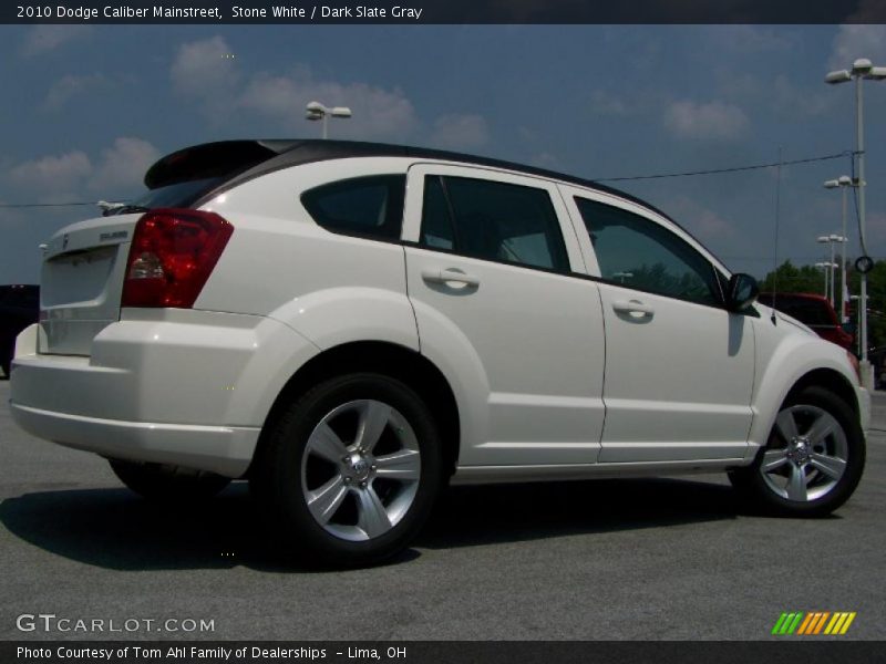 Stone White / Dark Slate Gray 2010 Dodge Caliber Mainstreet