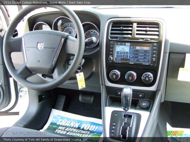 Stone White / Dark Slate Gray 2010 Dodge Caliber Mainstreet