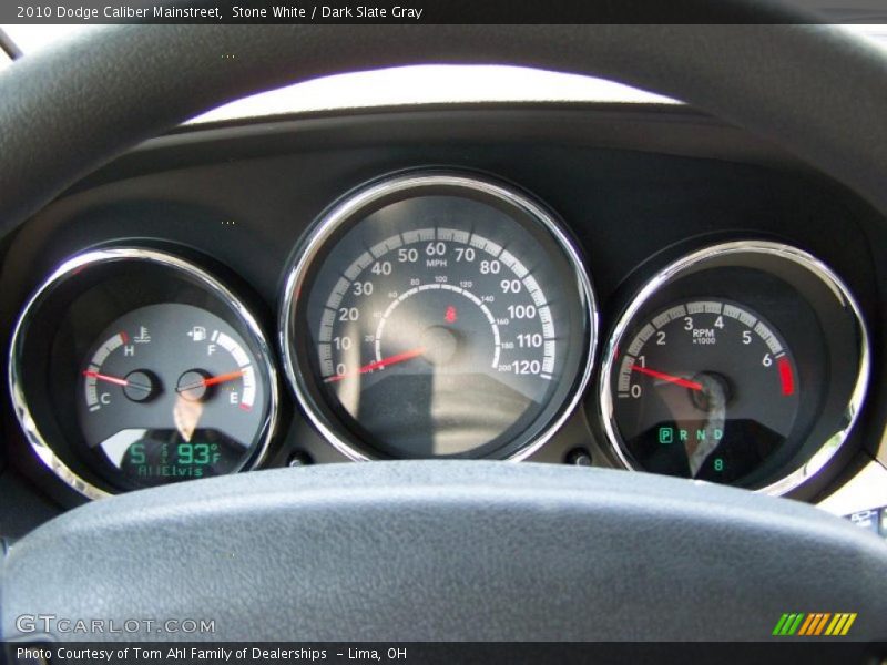 Stone White / Dark Slate Gray 2010 Dodge Caliber Mainstreet