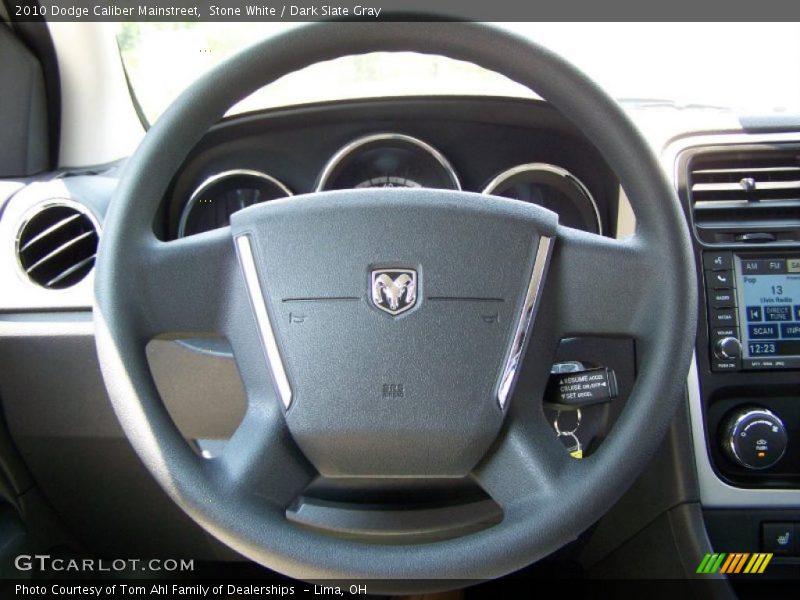 Stone White / Dark Slate Gray 2010 Dodge Caliber Mainstreet