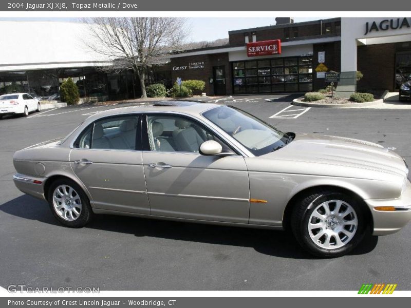 Topaz Metallic / Dove 2004 Jaguar XJ XJ8