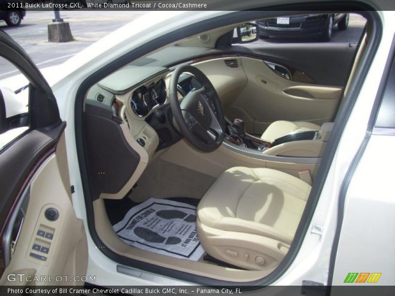 White Diamond Tricoat / Cocoa/Cashmere 2011 Buick LaCrosse CXL