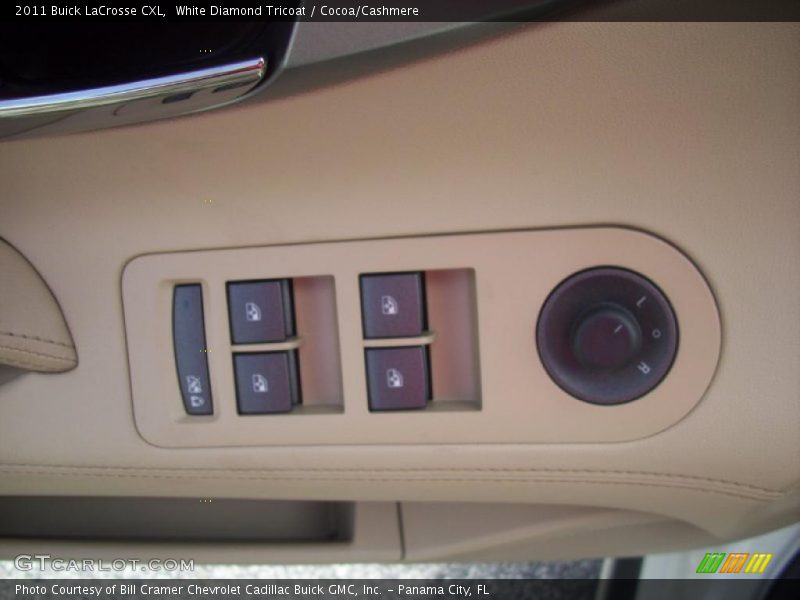 White Diamond Tricoat / Cocoa/Cashmere 2011 Buick LaCrosse CXL