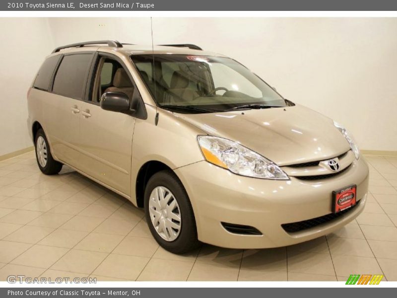 Desert Sand Mica / Taupe 2010 Toyota Sienna LE