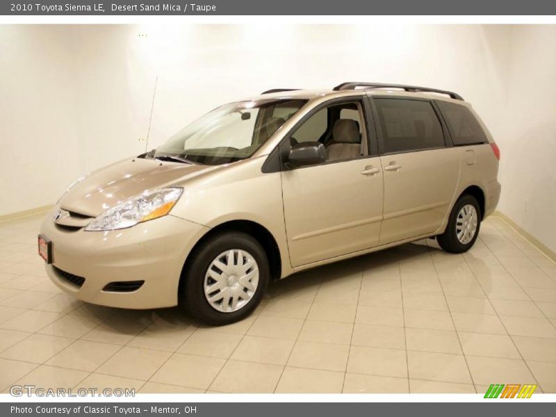 Desert Sand Mica / Taupe 2010 Toyota Sienna LE