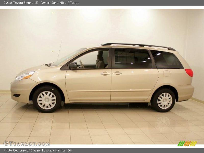 Desert Sand Mica / Taupe 2010 Toyota Sienna LE