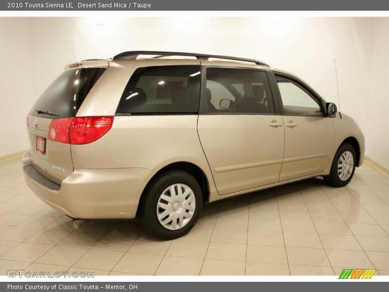 Desert Sand Mica / Taupe 2010 Toyota Sienna LE