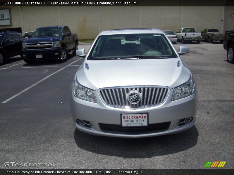 Quicksilver Metallic / Dark Titanium/Light Titanium 2011 Buick LaCrosse CXS