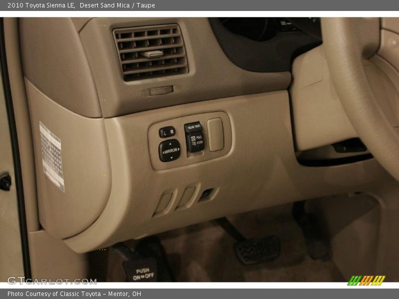 Desert Sand Mica / Taupe 2010 Toyota Sienna LE