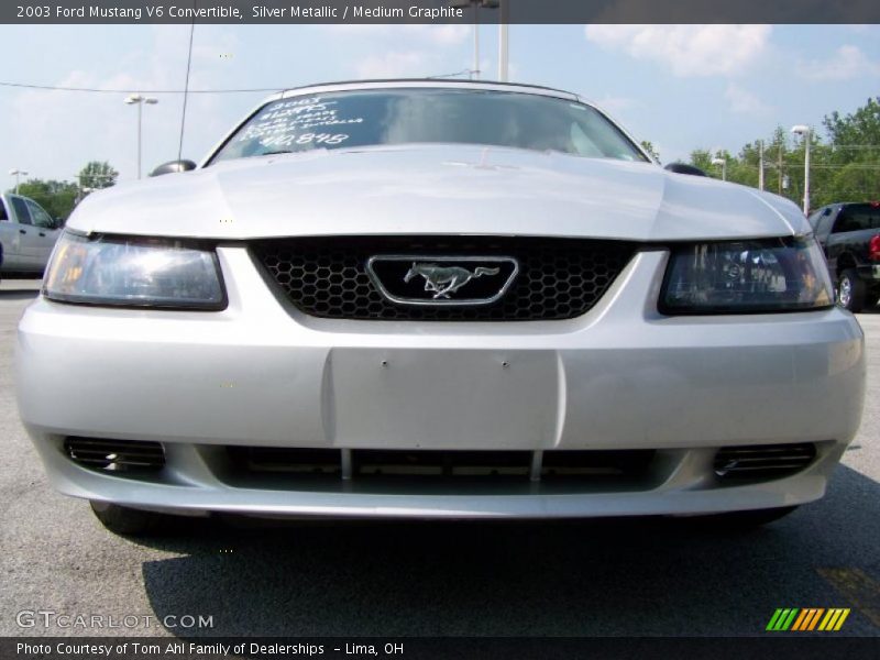 Silver Metallic / Medium Graphite 2003 Ford Mustang V6 Convertible
