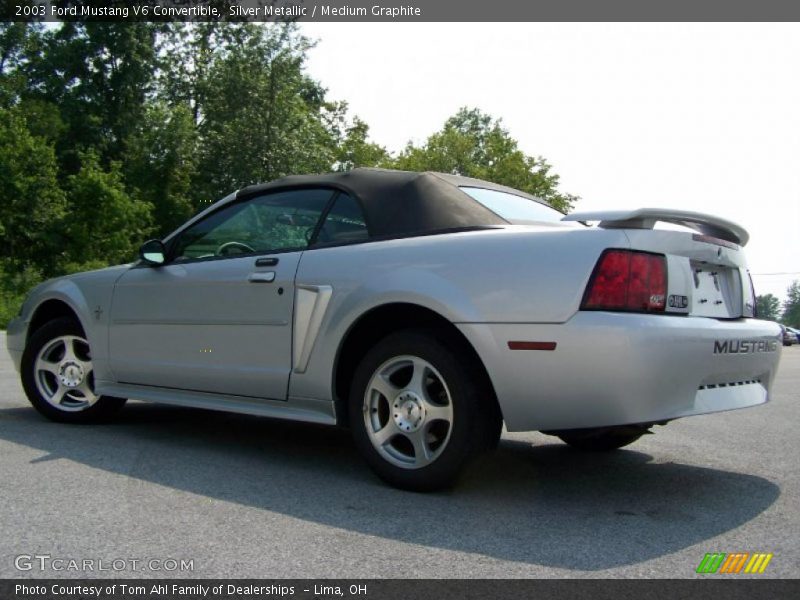Silver Metallic / Medium Graphite 2003 Ford Mustang V6 Convertible