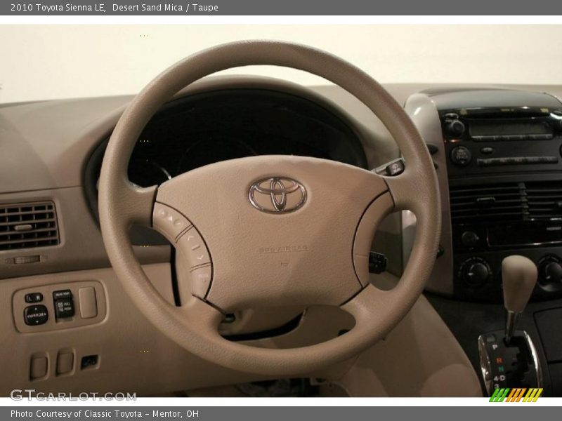 Desert Sand Mica / Taupe 2010 Toyota Sienna LE
