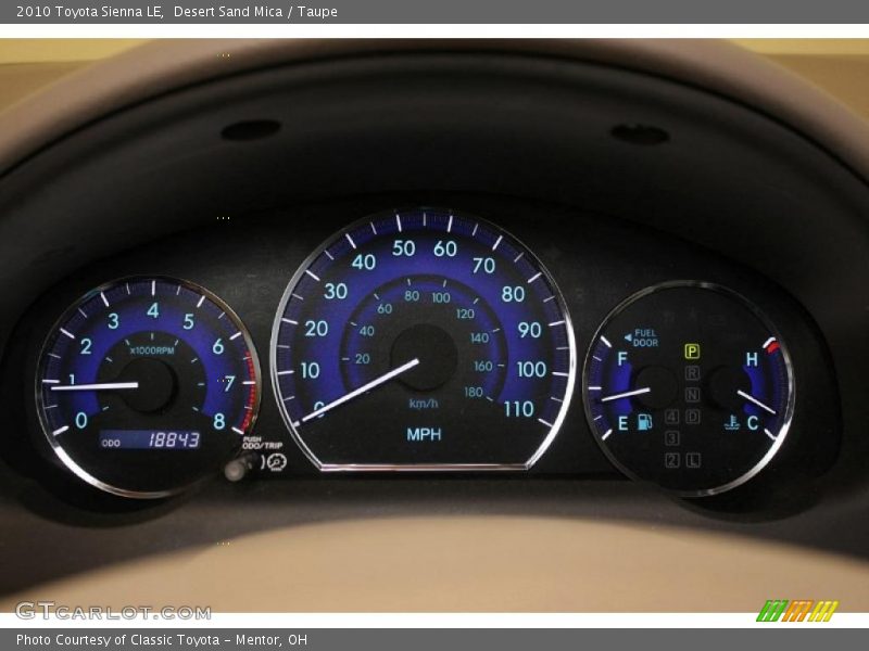 Desert Sand Mica / Taupe 2010 Toyota Sienna LE