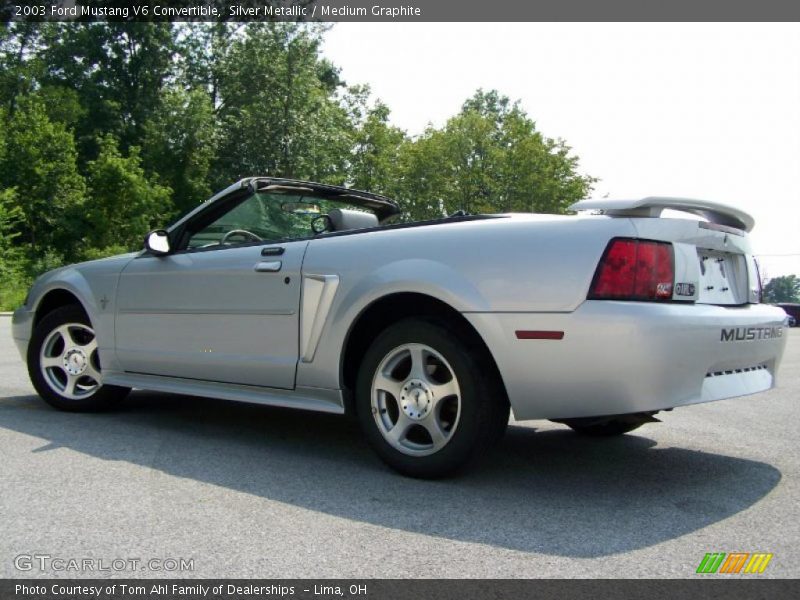Silver Metallic / Medium Graphite 2003 Ford Mustang V6 Convertible