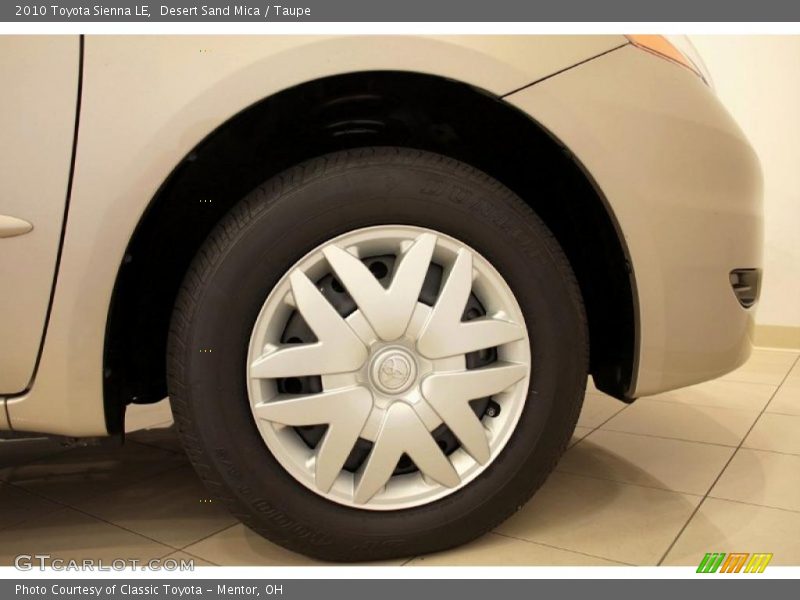 Desert Sand Mica / Taupe 2010 Toyota Sienna LE