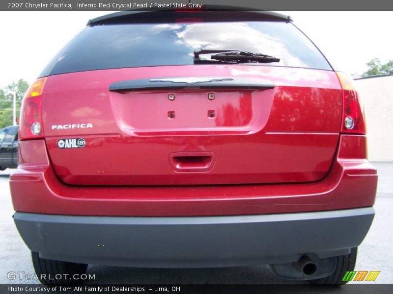 Inferno Red Crystal Pearl / Pastel Slate Gray 2007 Chrysler Pacifica