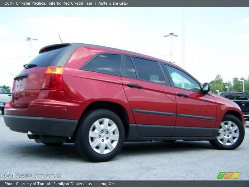 Inferno Red Crystal Pearl / Pastel Slate Gray 2007 Chrysler Pacifica