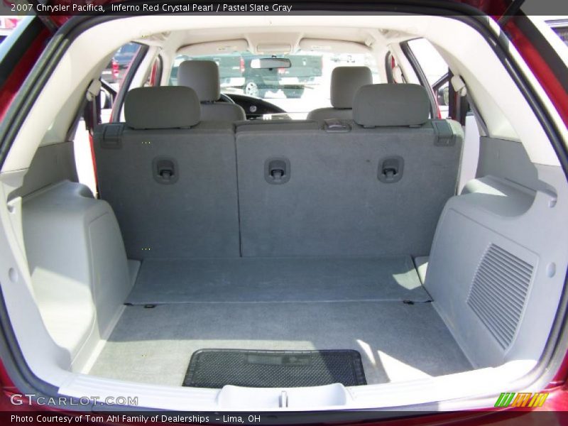 Inferno Red Crystal Pearl / Pastel Slate Gray 2007 Chrysler Pacifica