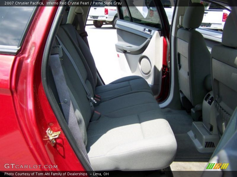 Inferno Red Crystal Pearl / Pastel Slate Gray 2007 Chrysler Pacifica