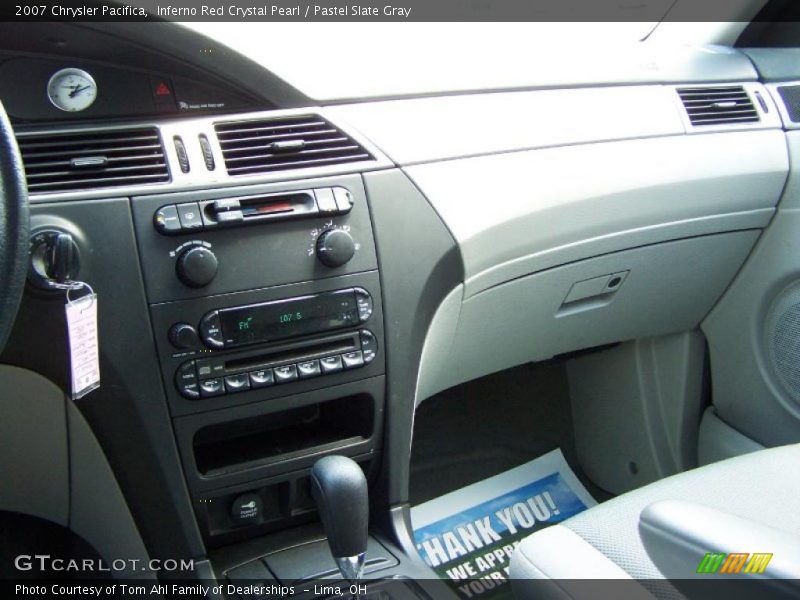 Inferno Red Crystal Pearl / Pastel Slate Gray 2007 Chrysler Pacifica
