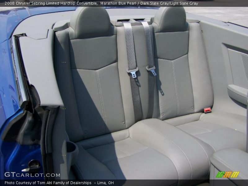 Marathon Blue Pearl / Dark Slate Gray/Light Slate Gray 2008 Chrysler Sebring Limited Hardtop Convertible