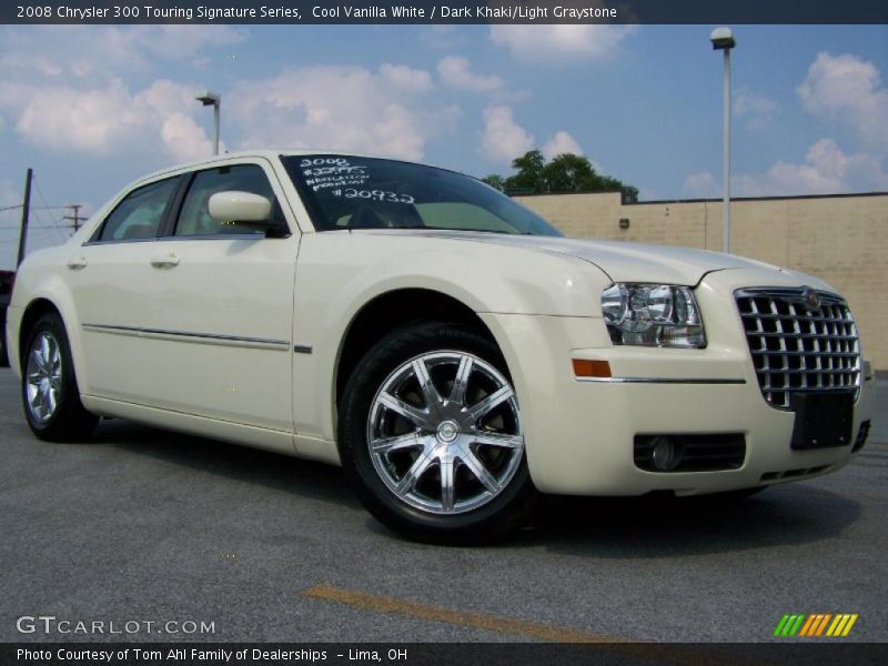 Cool Vanilla White / Dark Khaki/Light Graystone 2008 Chrysler 300 Touring Signature Series