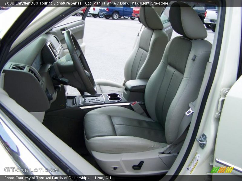 Cool Vanilla White / Dark Khaki/Light Graystone 2008 Chrysler 300 Touring Signature Series