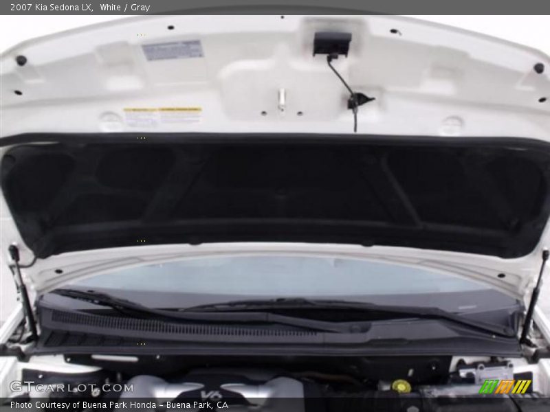 White / Gray 2007 Kia Sedona LX