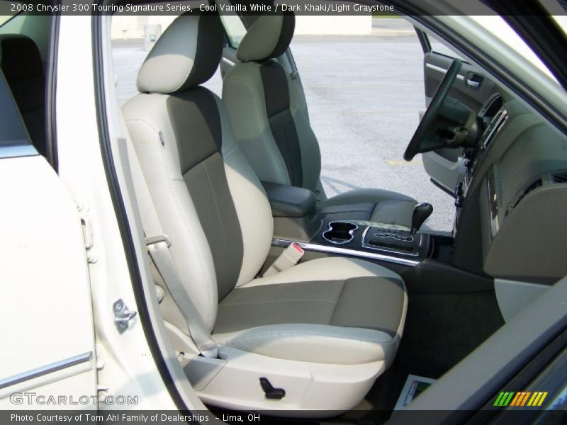 Cool Vanilla White / Dark Khaki/Light Graystone 2008 Chrysler 300 Touring Signature Series