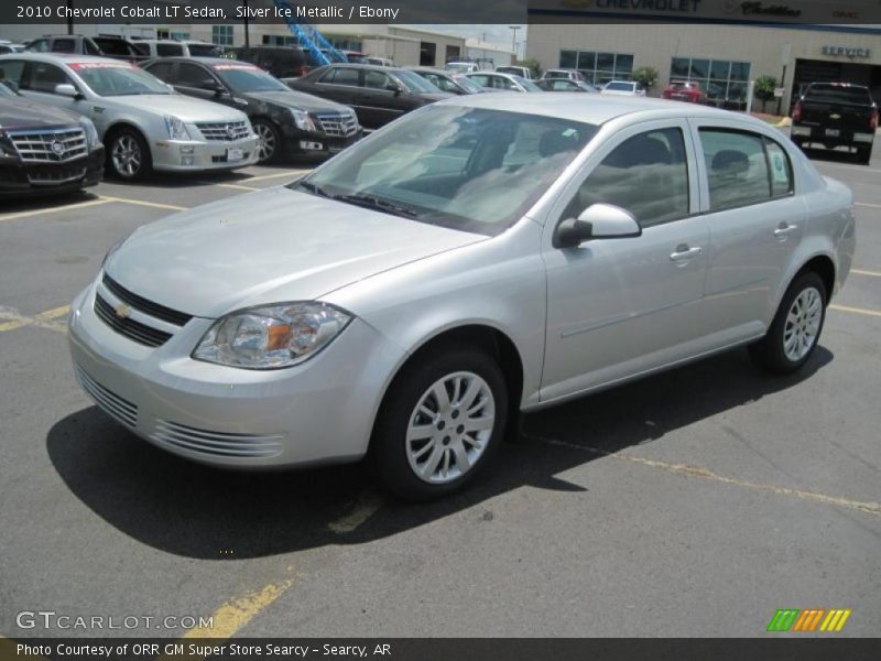 Silver Ice Metallic / Ebony 2010 Chevrolet Cobalt LT Sedan