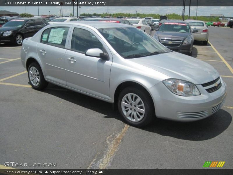 Silver Ice Metallic / Ebony 2010 Chevrolet Cobalt LT Sedan