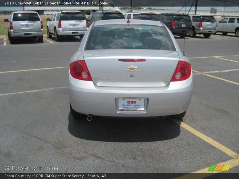 Silver Ice Metallic / Ebony 2010 Chevrolet Cobalt LT Sedan