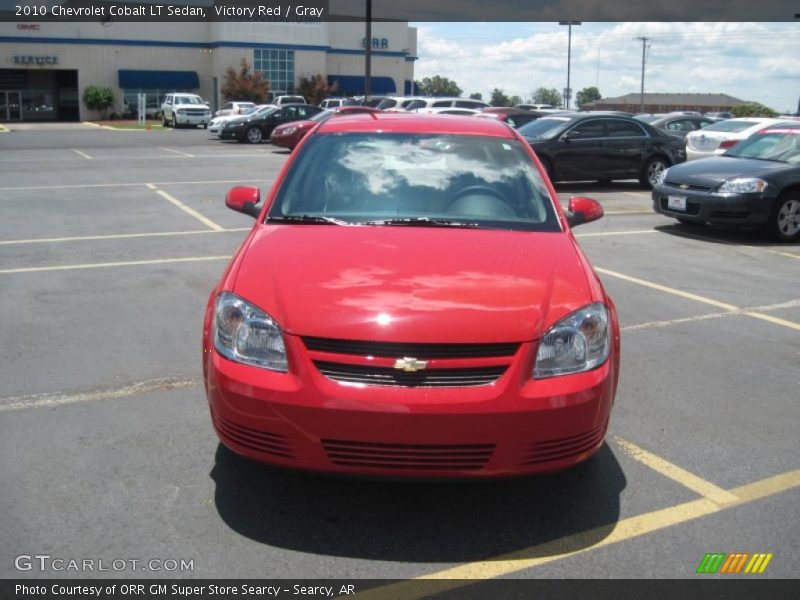 Victory Red / Gray 2010 Chevrolet Cobalt LT Sedan